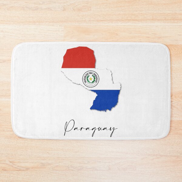 Item preview, Paraguay Country Map and Flag South America designed and sold by dk-design85.