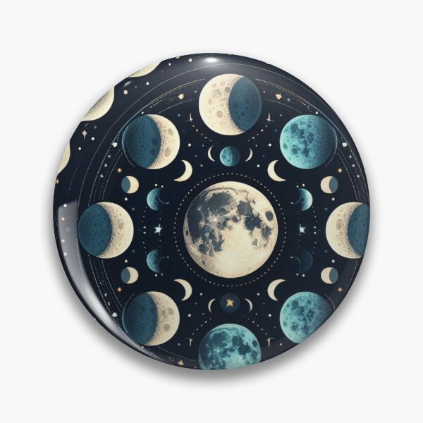 Item preview, Enchanted Moon: Celestial Pattern designed and sold by Rui Fernandes.