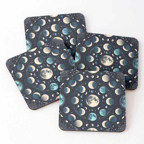 Item preview, Enchanted Moon: Celestial Pattern designed and sold by Rui Fernandes.