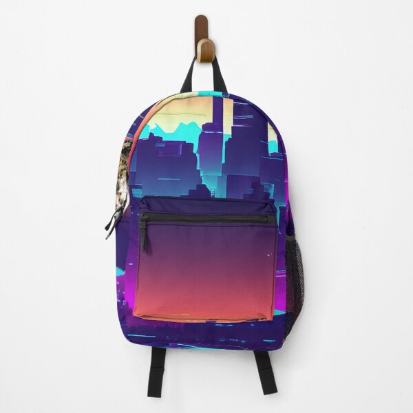 Item preview, Neon Crumpet Moonrise Over City designed and sold by LionBrew.