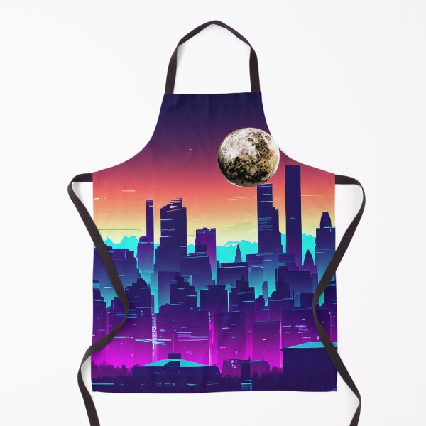 Item preview, Neon Crumpet Moonrise Over City designed and sold by LionBrew.