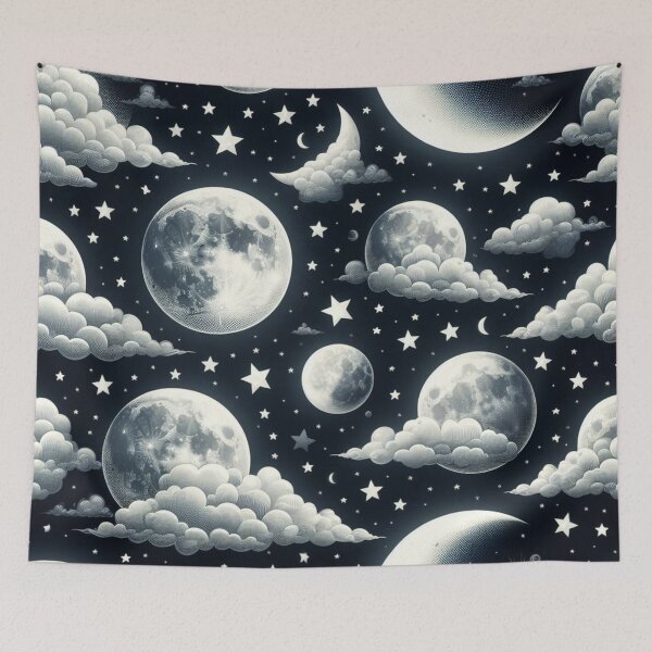 Item preview, Serenity Cosmos: Lunar Pattern" designed and sold by Rui Fernandes.