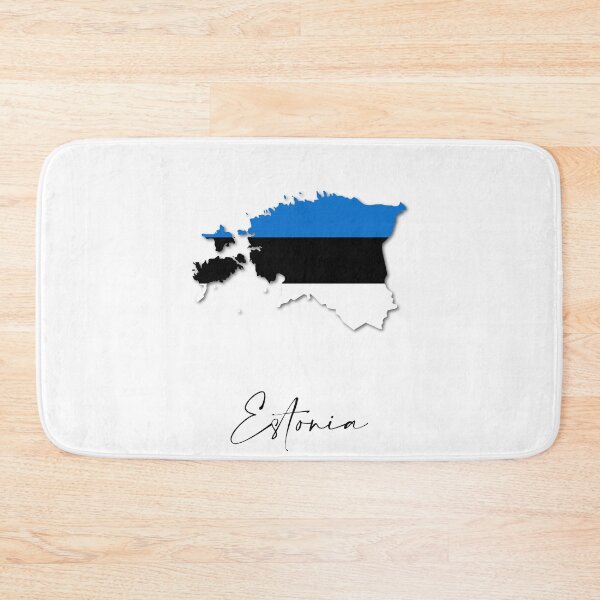 Item preview, Estonia Country Map and Flag Tallin Europe designed and sold by dk-design85.
