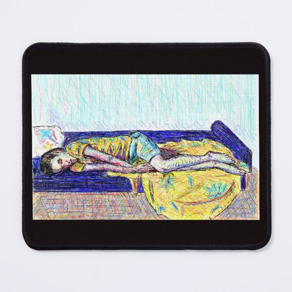 Item preview, Boy sleeping on the sofa bed designed and sold by SHARON NAKAR.
