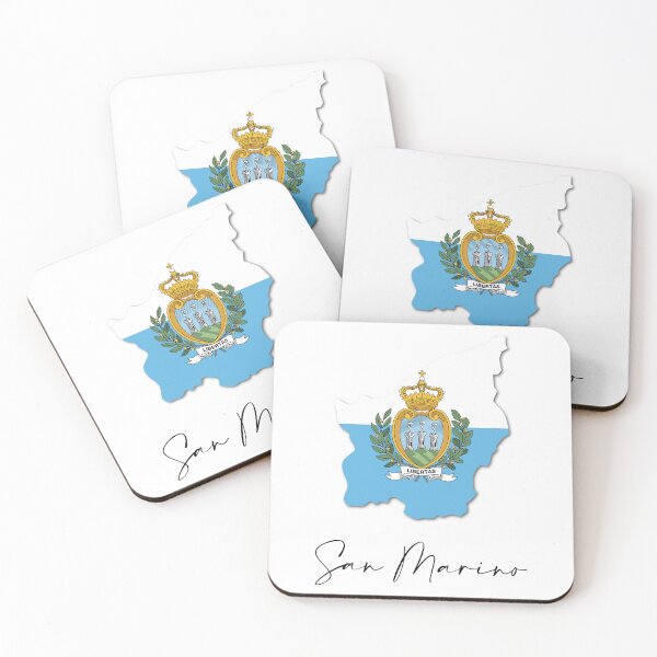 Item preview, San Marino Country Map and Flag Europe designed and sold by dk-design85.