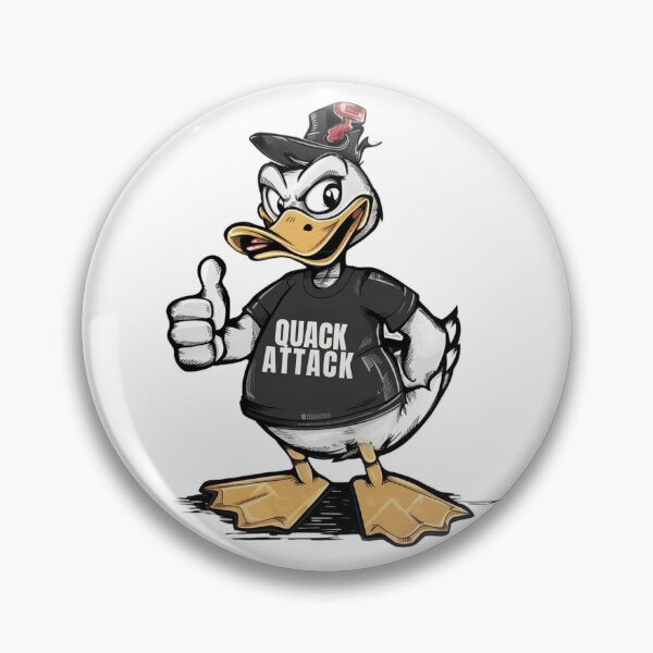 Item preview, Quack Attack Duck designed and sold by waveAFY.