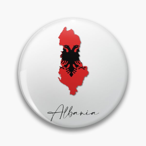 Item preview, Albania Country Map and Flag Tirana Europe designed and sold by dk-design85.