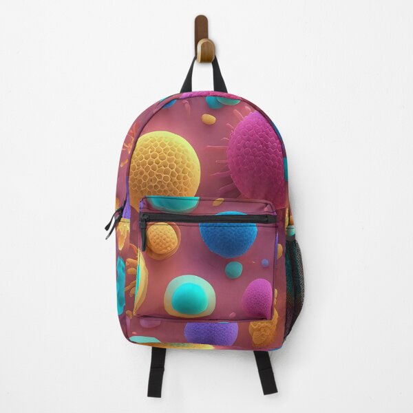 Item preview, Colorful 3D Rendered Illustration of Various Microbes designed and sold by Rostislav Bouda.