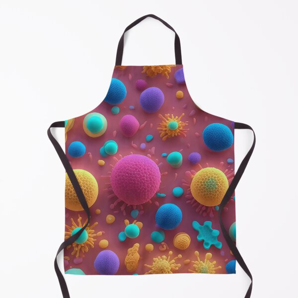Item preview, Colorful 3D Rendered Illustration of Various Microbes designed and sold by Rostislav Bouda.
