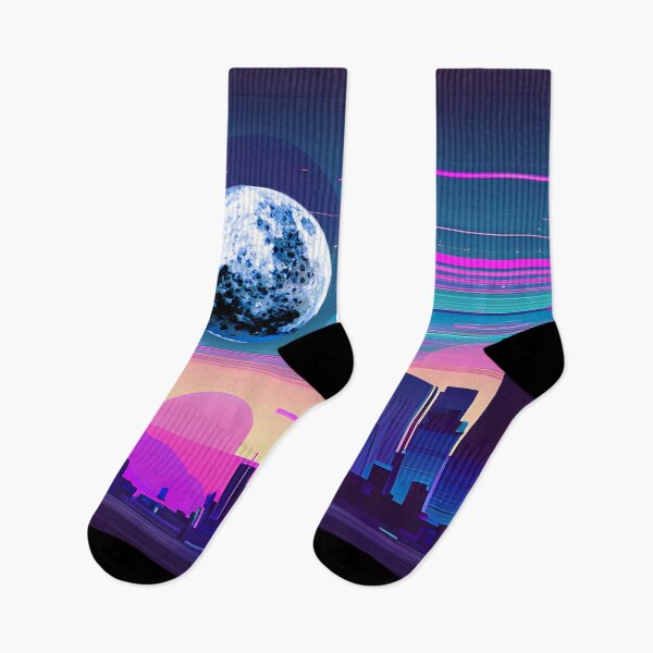 Item preview, Neon Crumpet Moonrise Over City designed and sold by LionBrew.