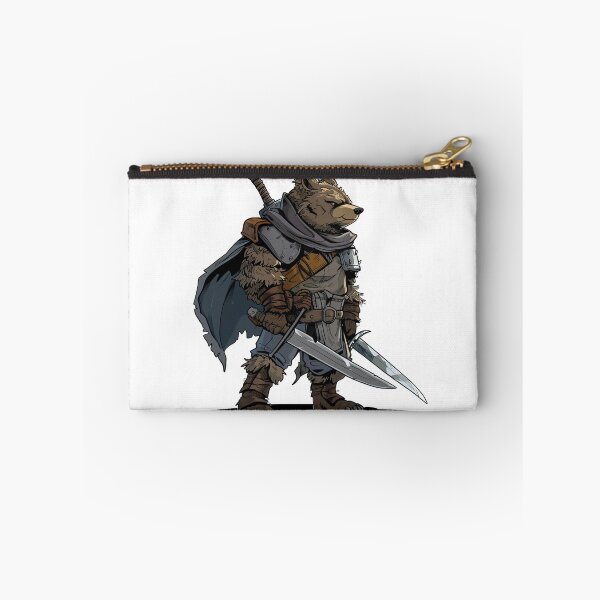 Item preview, Stoic Bear Warrior Wielding a Longsword designed and sold by dungeonwarriors.