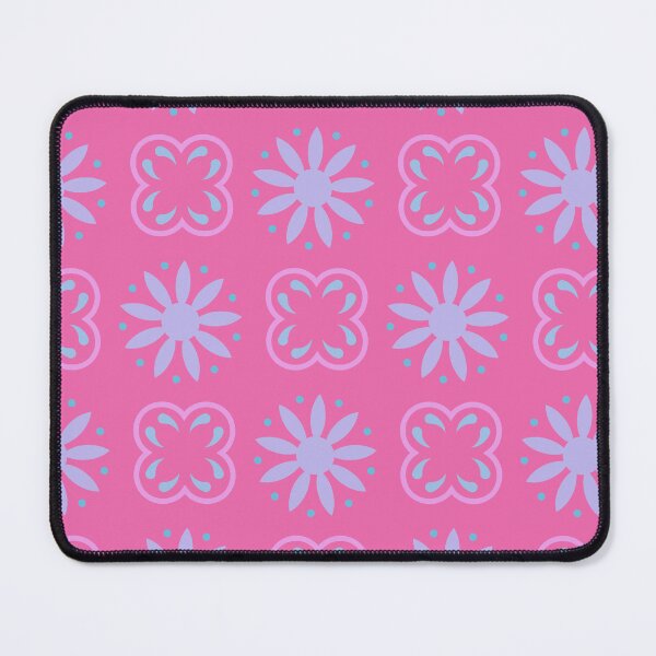 Item preview, Pink & Purple Budding Flowers Spotted Unlimited Ornaments Pattern designed and sold by Alchemy-A-La-G.