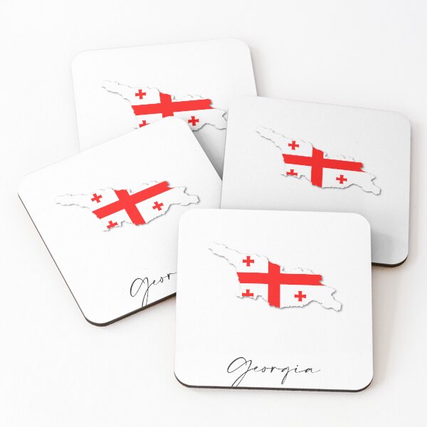 Item preview, Georgia Country Map and Flag Tbilisi Europe Asia designed and sold by dk-design85.