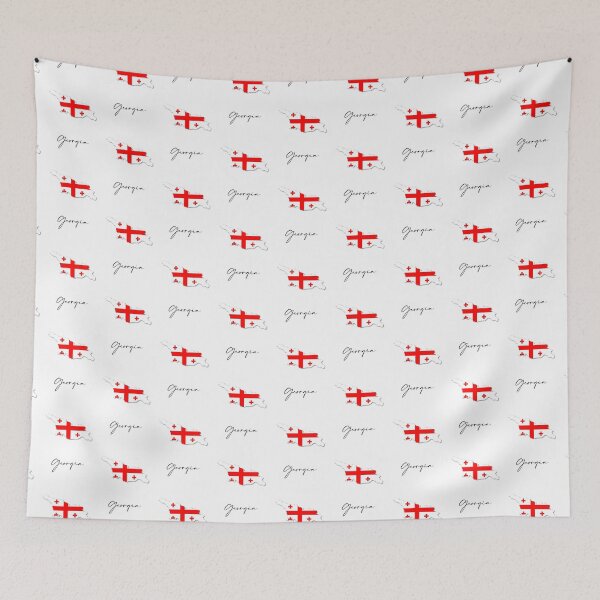 Item preview, Georgia Country Map and Flag Tbilisi Europe Asia designed and sold by dk-design85.