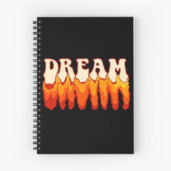 Item preview, Dream fire melting text yellow orange designed and sold by vyascreations.