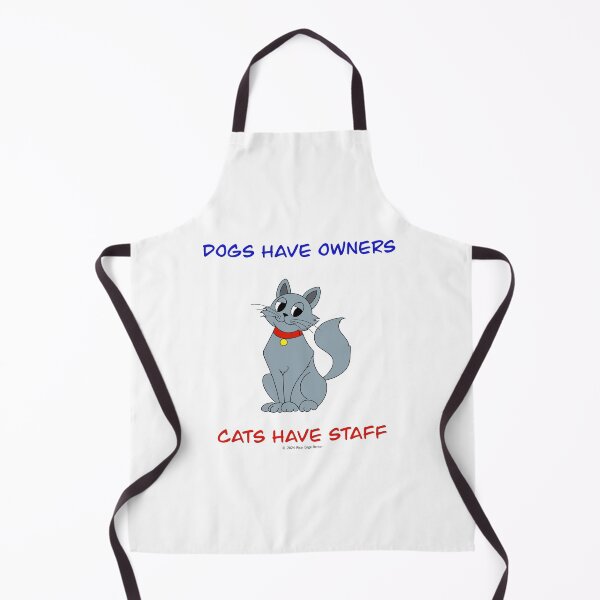 Item preview, Dogs have owners, cats have staff designed and sold by LuxeDigiArt.