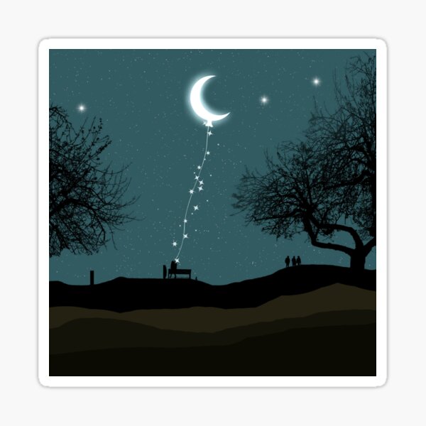Item preview, Comforter under the moonlight designed and sold by MrSpringo.
