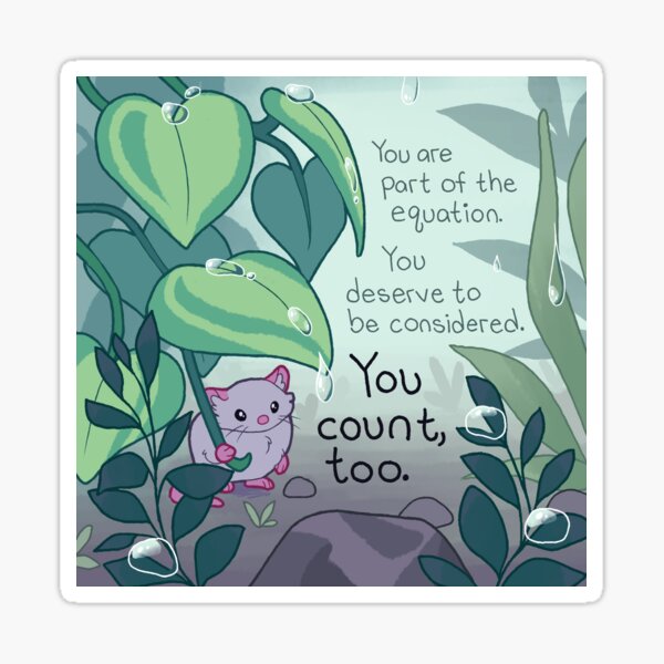 Item preview, "You Count, Too" Little Mouse in the Rain designed and sold by thelatestkate.