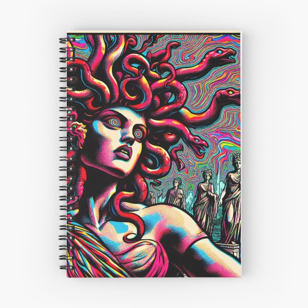 Item preview, Trippy Psychedelic Medusa's Statue Collection designed and sold by AIPixelMaster.