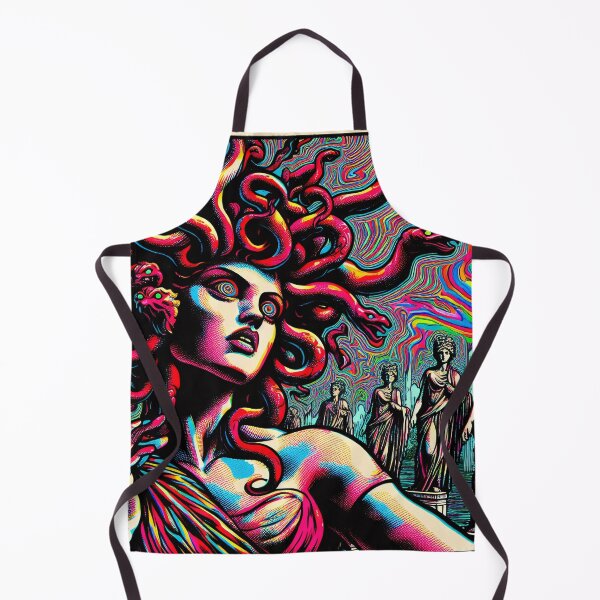 Item preview, Trippy Psychedelic Medusa's Statue Collection designed and sold by AIPixelMaster.