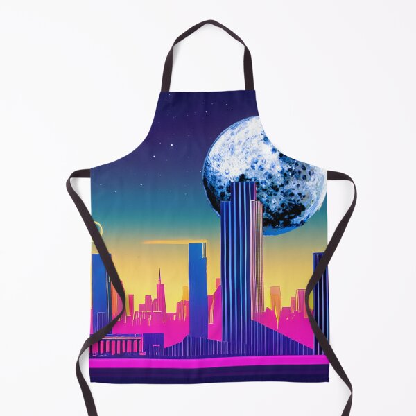 Item preview, Neon Crumpet Moonrise Over City designed and sold by LionBrew.