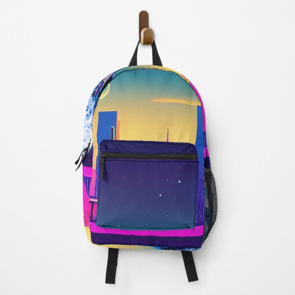 Item preview, Neon Crumpet Moonrise Over City designed and sold by LionBrew.