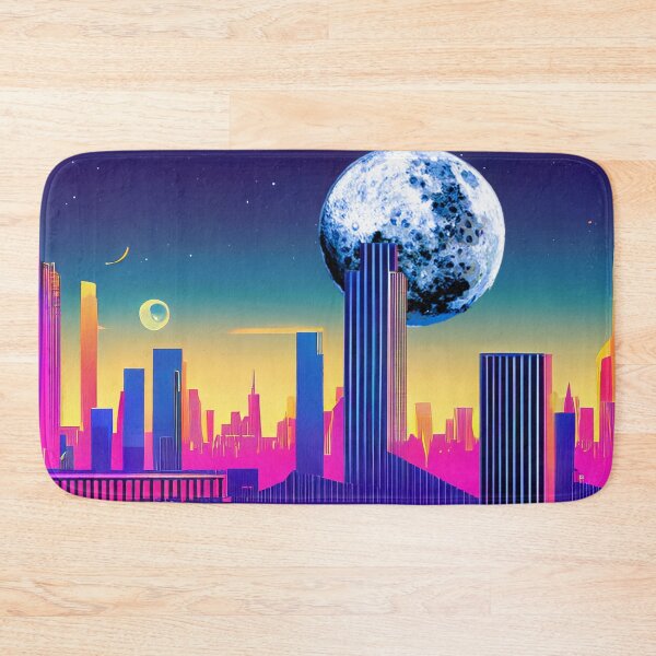 Item preview, Neon Crumpet Moonrise Over City designed and sold by LionBrew.