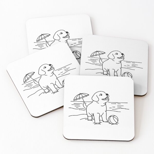 Item preview, Puppy Playing @ the Beach designed and sold by DesignsByKazu.