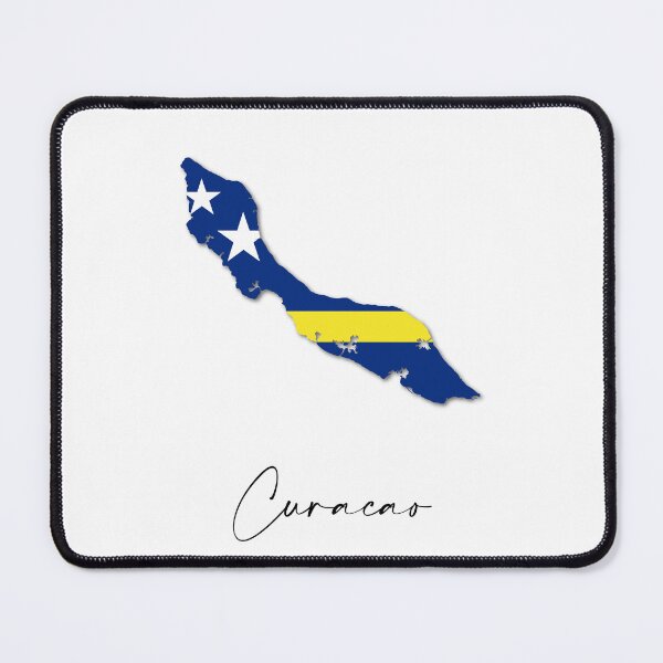Item preview, Curacao Country Map and Flag Caribbean Central America designed and sold by dk-design85.