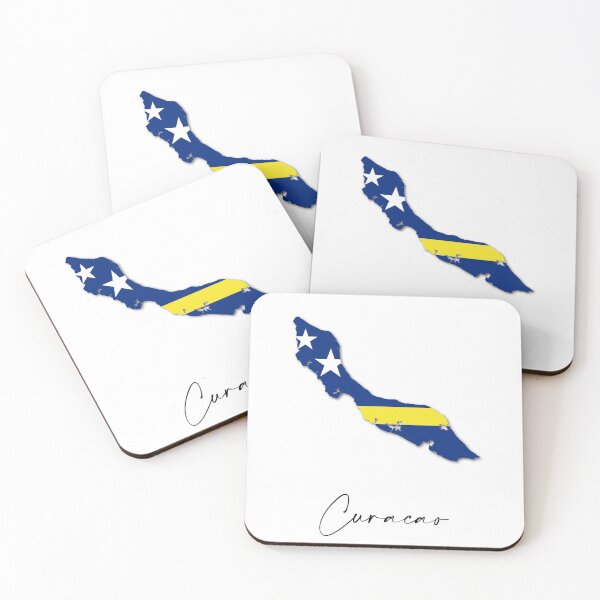 Item preview, Curacao Country Map and Flag Caribbean Central America designed and sold by dk-design85.