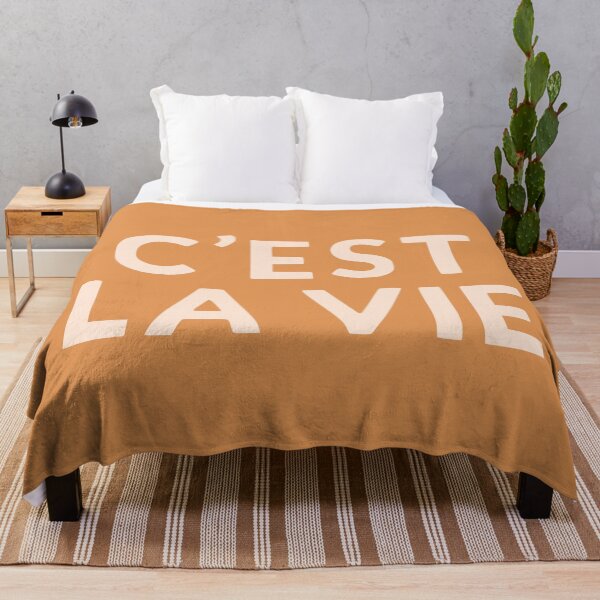 Item preview, C'est La Vie Retro French Hand Lettering designed and sold by Lyman Creative Co..