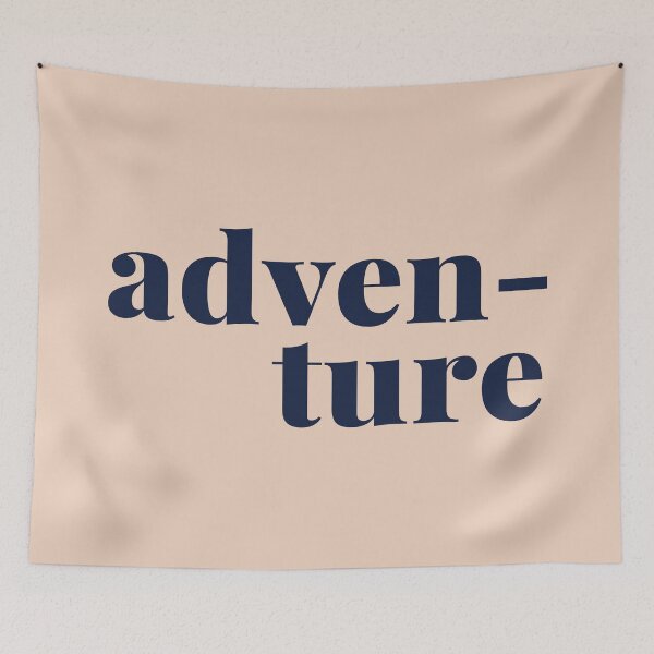 Item preview, Adventure in Peach and Navy designed and sold by JuneJournal.