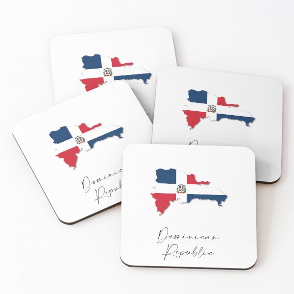 Item preview, Dominican Republic Country Map and Flag Caribbean designed and sold by dk-design85.