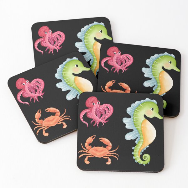 Item preview, Cute Colorful Sea Creatures Design. designed and sold by Raise2Shine.