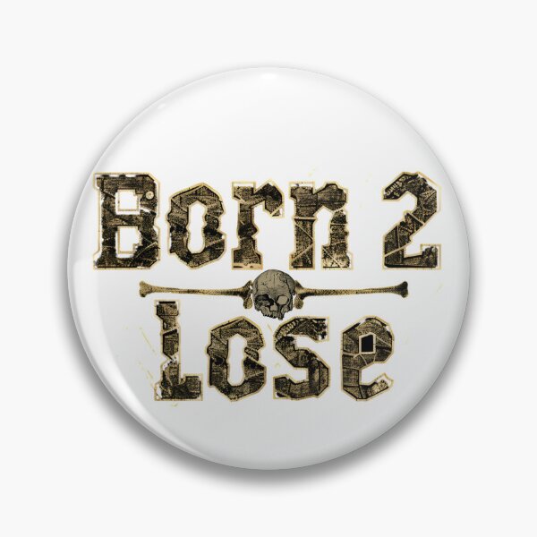 Item preview, born 2 lose skull front designed and sold by Dying2win.