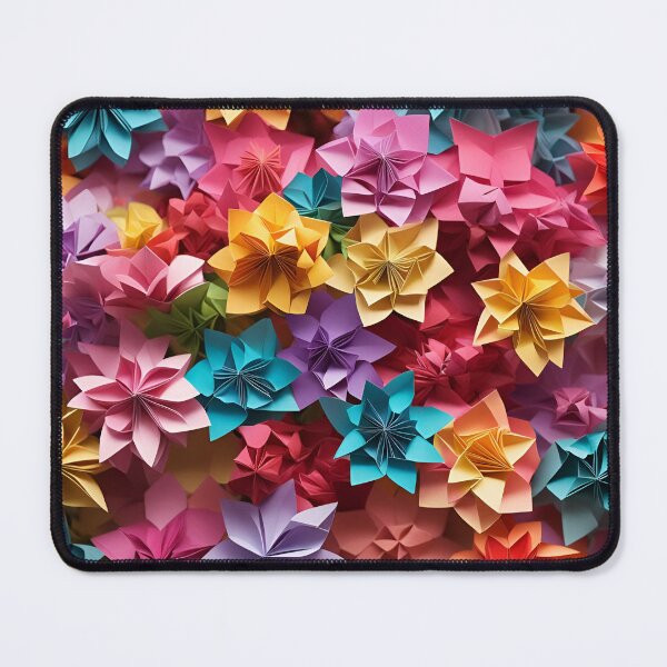 Item preview, Origami Art - Blossoms in Bloom: A Symphony of Colourful Flowers designed and sold by ArtfulFolds.