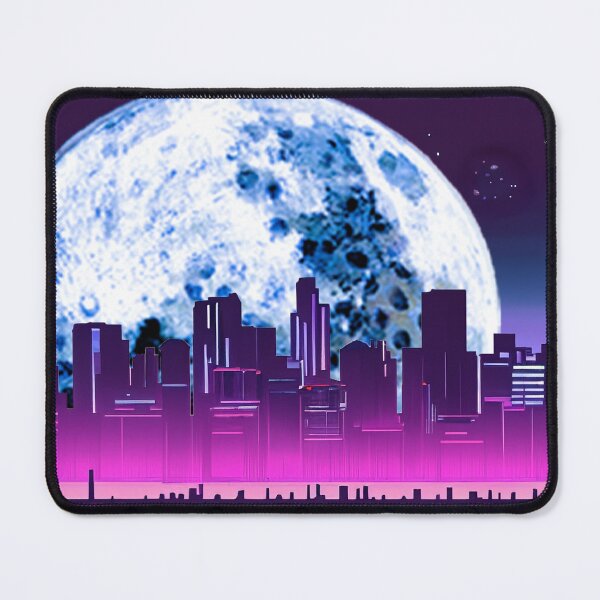Item preview, Neon Crumpet Moonrise Over City designed and sold by LionBrew.