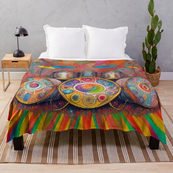 Item preview, Classic Vintage Drums Hippy Graffiti Art  designed and sold by TheDarkWardrobe.