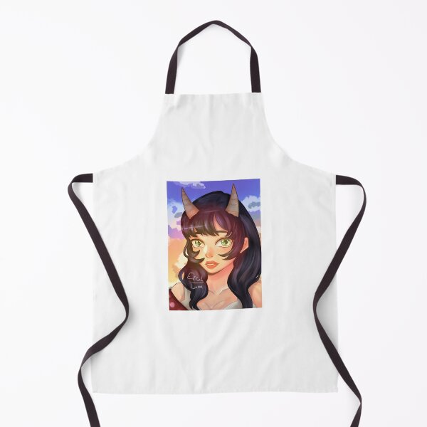 Item preview, Anime Girl With Horns In Sunset designed and sold by EzrahzRiot.