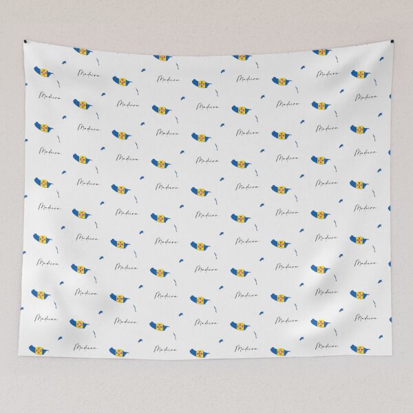 Item preview, Madeira Portugal Country Map and Flag Funchal Europe designed and sold by dk-design85.
