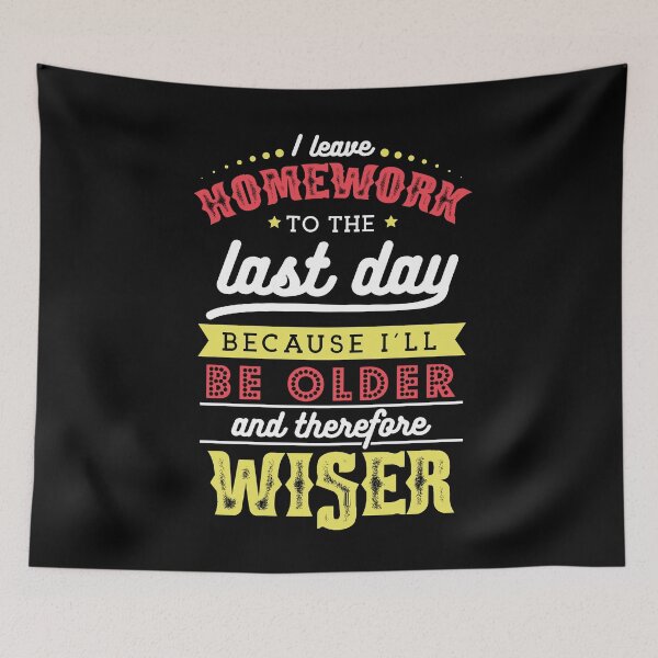 Item preview, I Leave Homework designed and sold by Kieran Abbott.