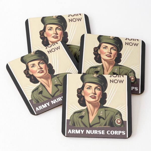 Item preview, Army Nurse Corps Vintage WWII Join Now Poster Style designed and sold by honesttiger.