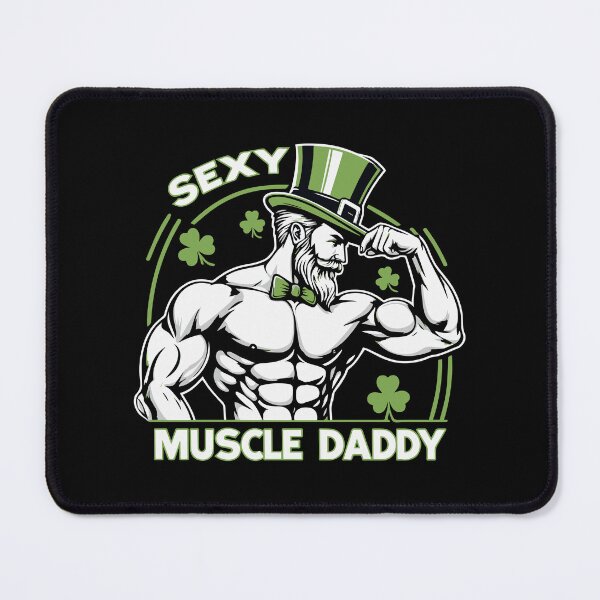 Item preview, Sexy St. Patrick's Day Muscle Daddy designed and sold by ArtFactoryAI.
