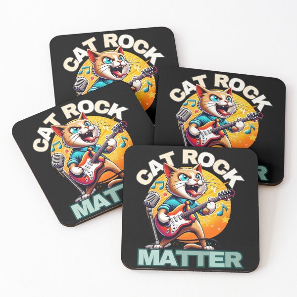 Item preview, Rock Star Cat Musician Jam designed and sold by BlueGoldArt.