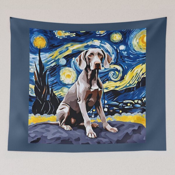 Item preview, Weimaraner Night designed and sold by Fredster1966.