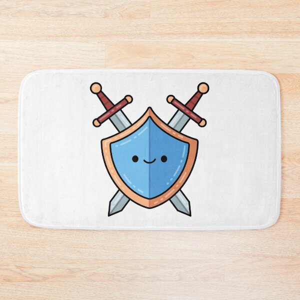 Item preview, Swords and Shield designed and sold by SideQuestDoodles.