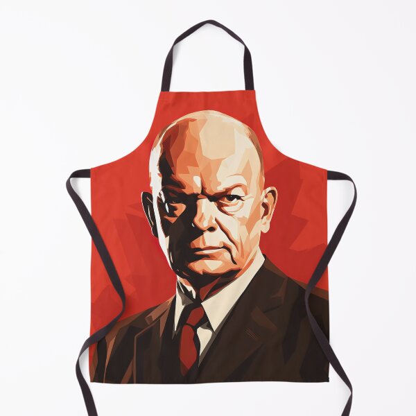 Artikelvorschau, Dwight D. Eisenhower | Roter Minimalismus entworfen und verkauft von ComicsFactory.