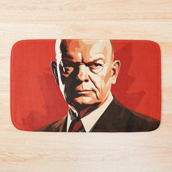 Item preview, Dwight D. Eisenhower | Red minimalism designed and sold by ComicsFactory.