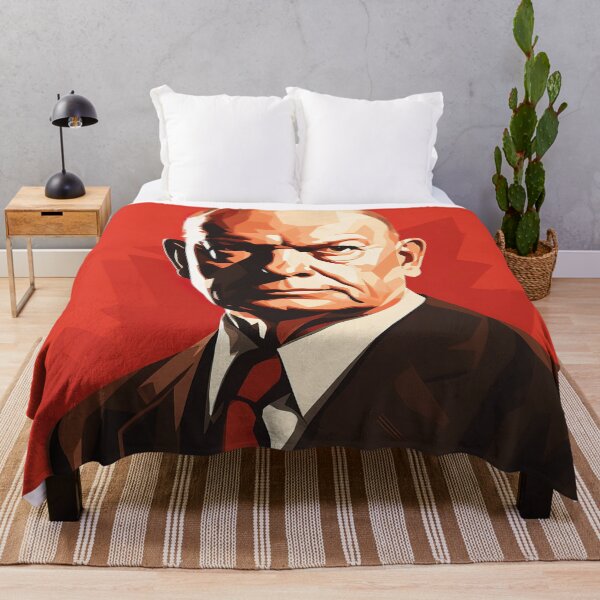 Item preview, Dwight D. Eisenhower | Red minimalism designed and sold by ComicsFactory.
