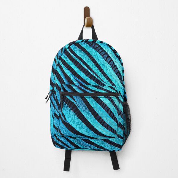Item preview, Abstract Blue Zebra Skin Pattern designed and sold by TheArtOfPat.